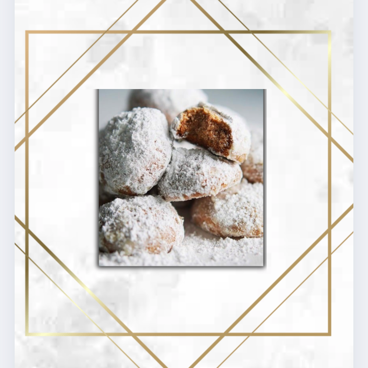 Mexican Wedding Cookies (Galletas de Nuez)